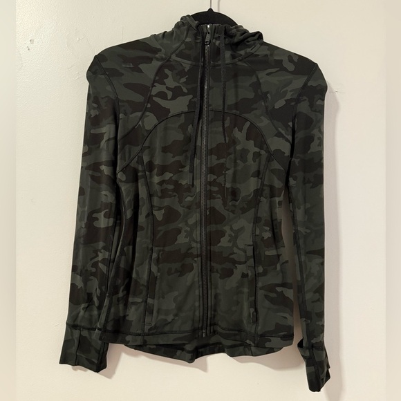 Lululemon Hooded Define Jacket *Nulu Incognito Camo Multi Gator Green - Picture 6 of 8